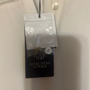 Marchesa Voyage White Embellished Dress (Never Worn With Tags)